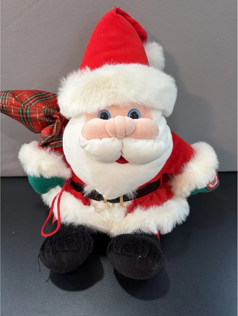 Vintage - Animated Plush Santa Approx 13” Made By Dandee International Limited